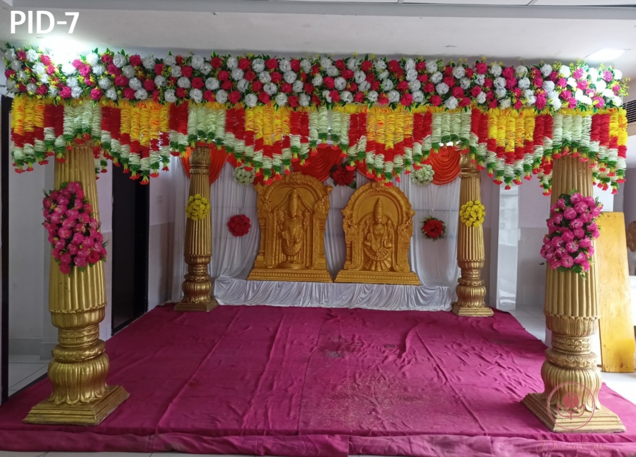 Modern wedding stage with LED lighting - Design PID7