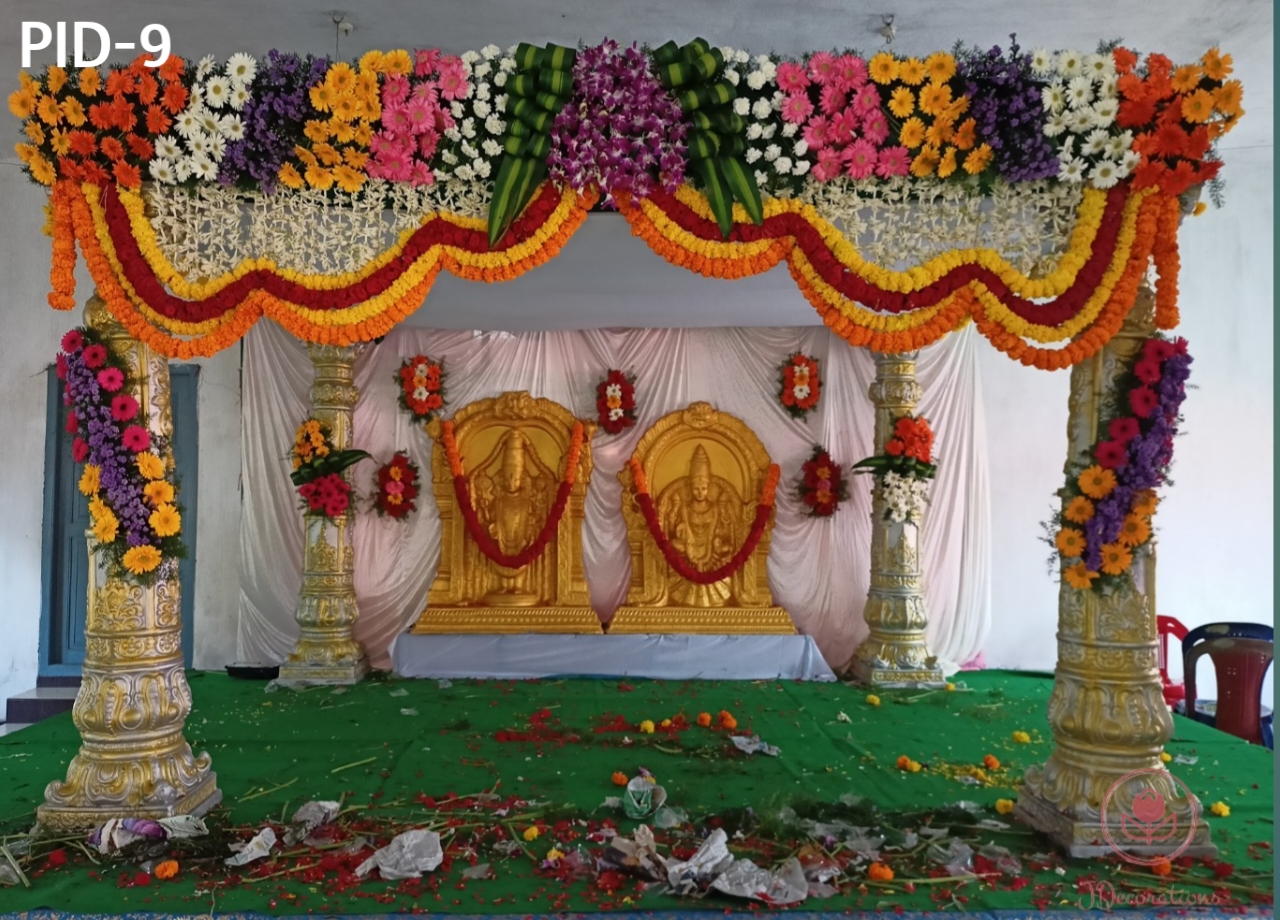 Royal wedding decoration with golden accents - Design PID9